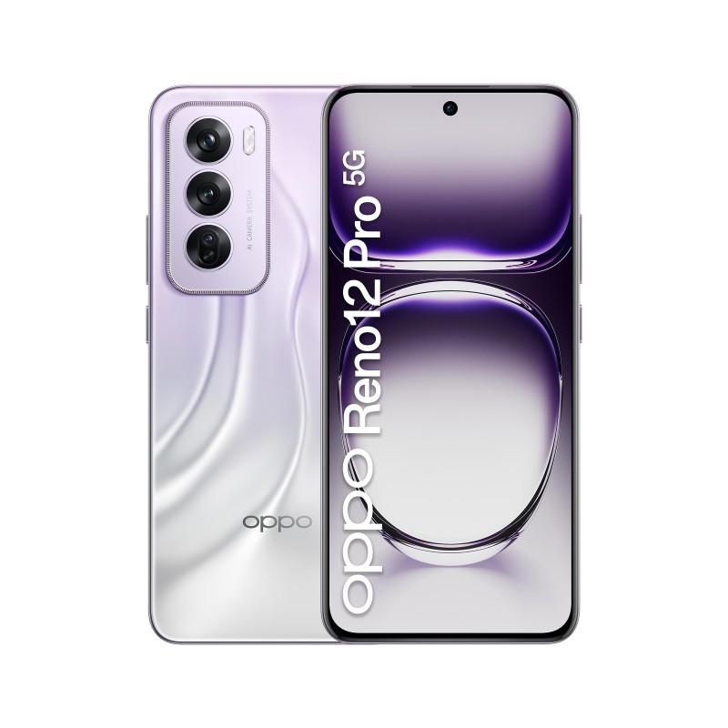 OPPO Reno12 Pro 5G AI Smartphone, Tripla fotocamera 50+50+8MP, Selfie