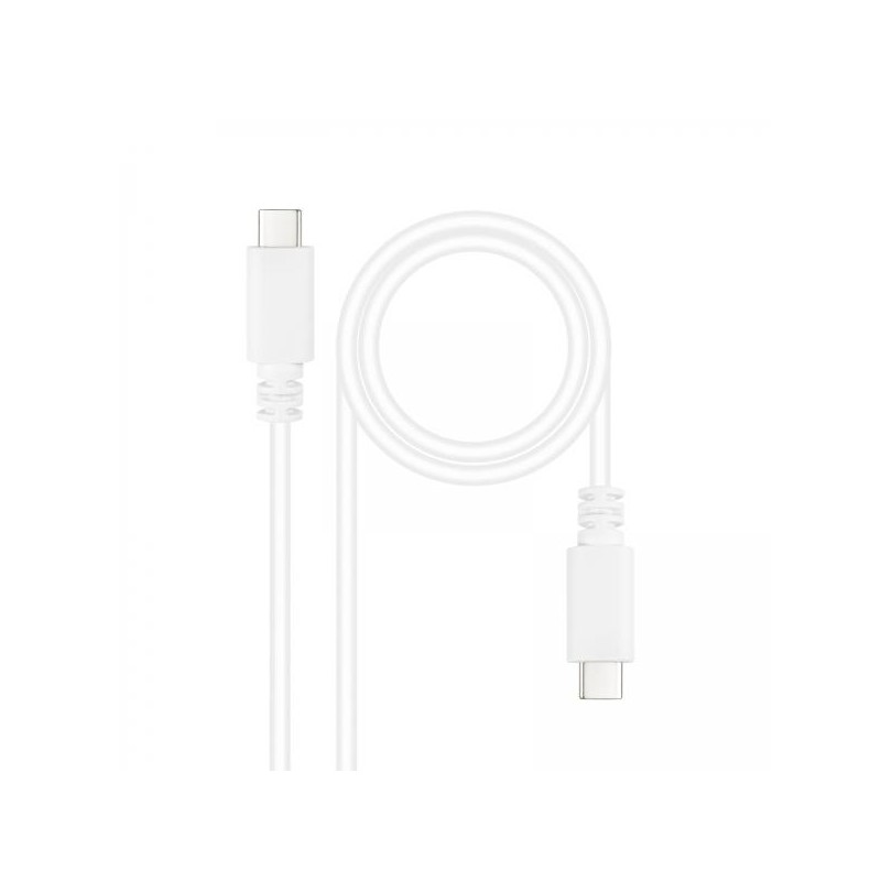 Nanocable 10.01.2301-L150-W cavo USB 1,5 m USB 2.0 USB C Bianco