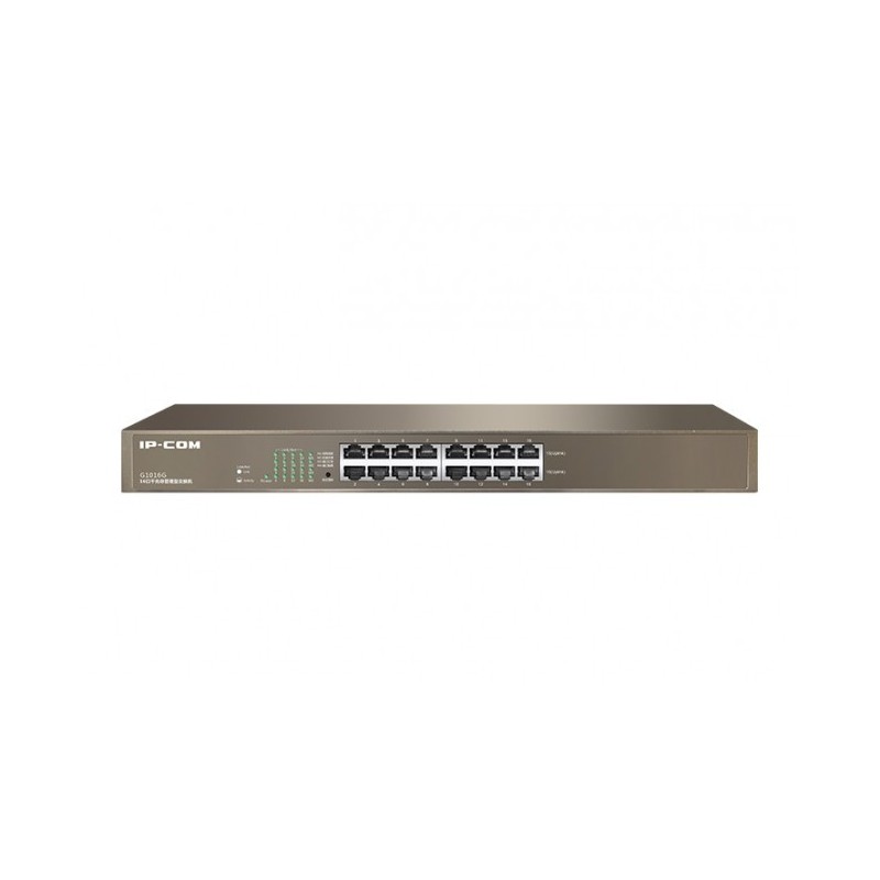 SWITCH IP-COM G1016G 16P GIGABIT UNMANAGED 1U19-inch Rack-mountable