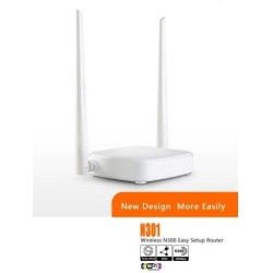 ROUTER TENDA N301 WIRELESS N 300M 3P LAN 10/100M + 1P WAN 2 ANTENNE