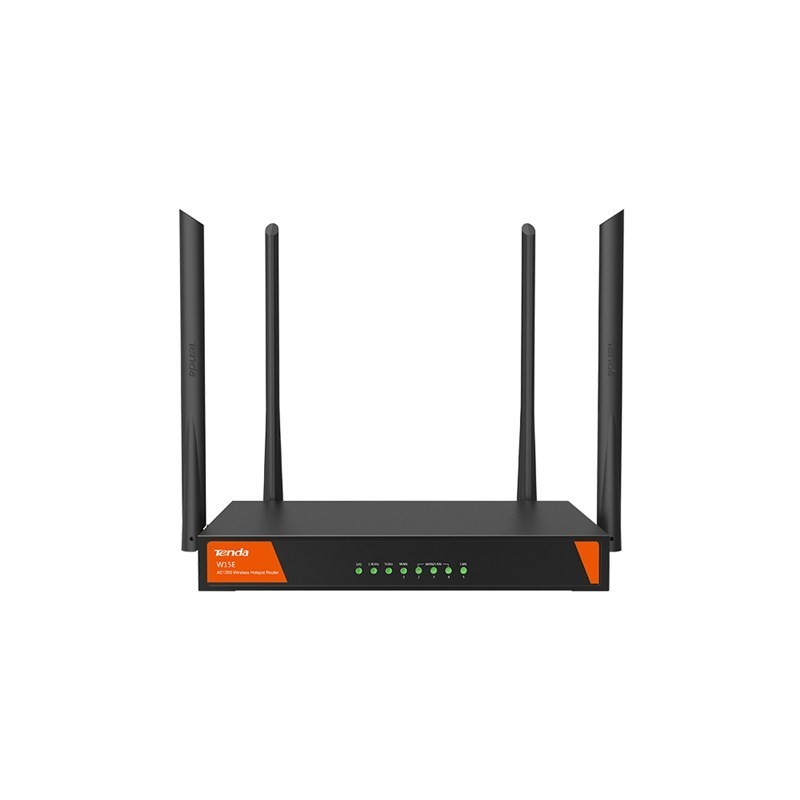 ROUTER TENDA W15E WIRELSS HOT SPOT AC1200 4P WAN Portale di captaz S