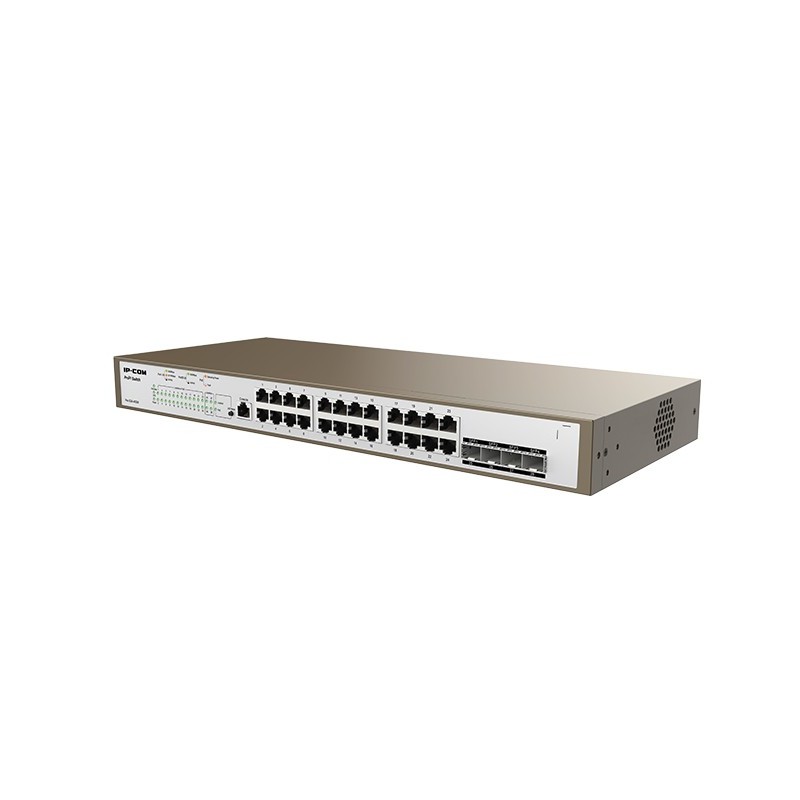 ProFi Switch 24 port Gigabit PoE + 4 SFP 410W - IP-COM