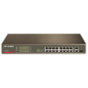 IP-COM F1218P 16-Port 10/100 PoE Web Smart Switch Managed L2