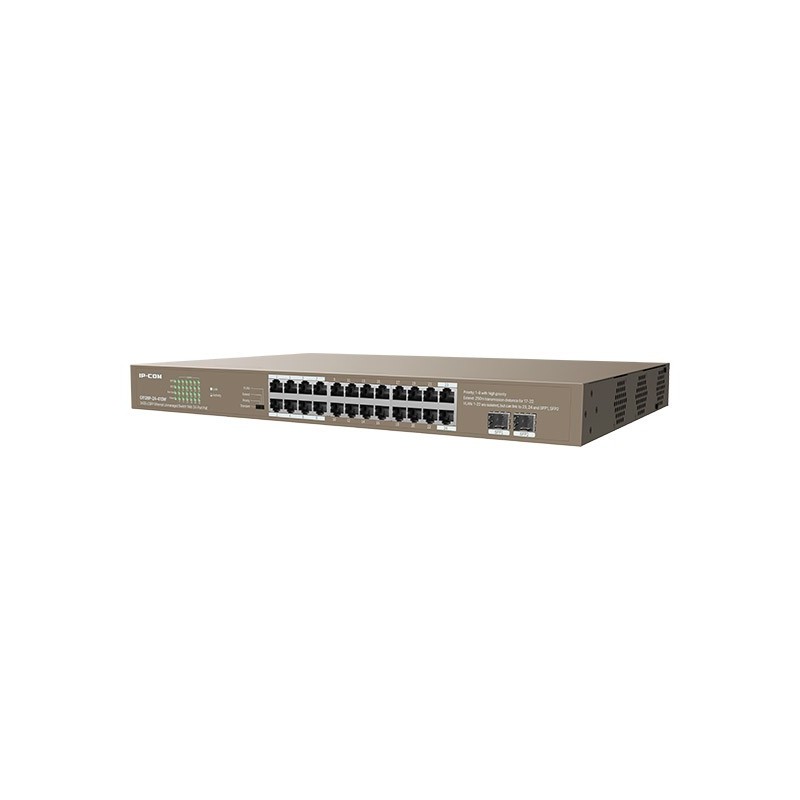 Switch Unmanaged 24 Porte PoE 100/1000 + 2SFP 410W