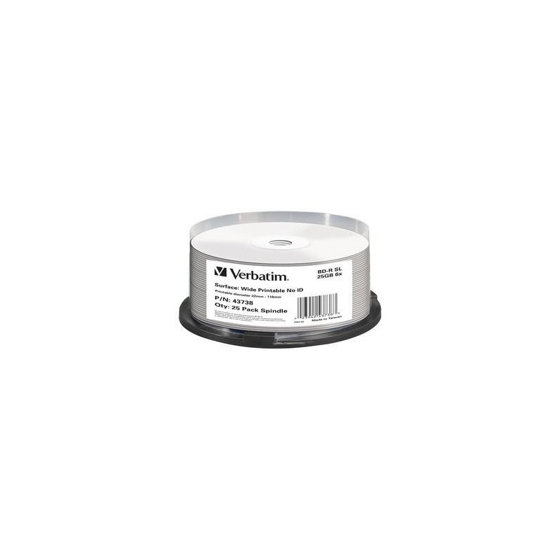 43738 SPINDLE 25 BD-R 25GB 6X PRINT