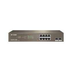 SWITCH IP-COM G3310P-8-150W 8P GIGABIT + 2SFP Cloud Managed Max PoE p