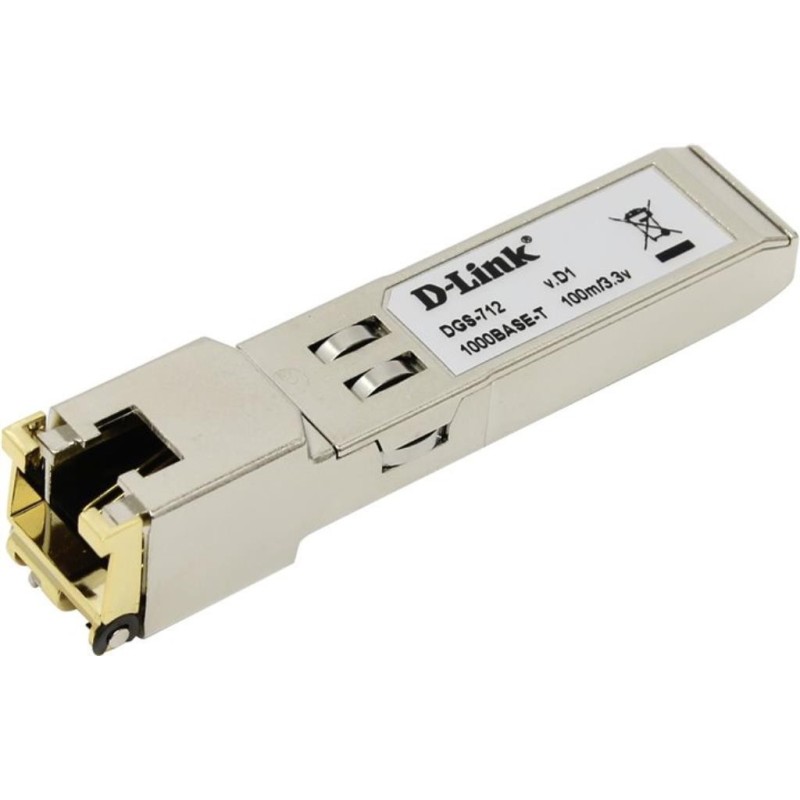 Transceiver mini-Gbic rame SFP 10/100/1000Base-T - Hot-plug - Connett