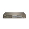 SWITCH TENDA TEF1118P-16-150W V20 16P 10/100 PoE+2P GIGABIT+1SFP Con