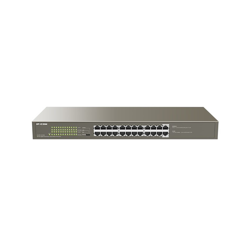 Switch IP-COM G1124P-24-250W 24 porte Gbit da rack