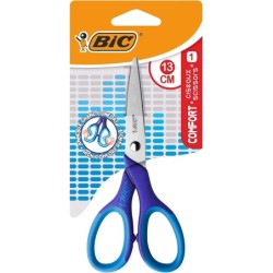 Forbici per la scuola Bic Comfort 13 cm - Impugnatura morbida - Utili