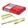 Dohe Fastener Metallic Gold - per attacchi da 80 mm - linguetta e per