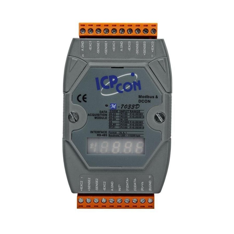 MODBUS, 3xRTD, LED