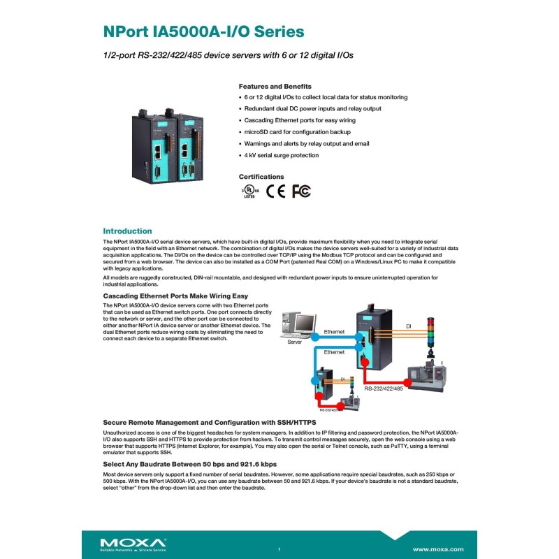 SERVER PER DISPOSITIVI INDUSTRIALI (RS-23