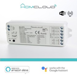 Ricevitore DIM 12/24V DC 5CH3A Wi-Fi+RF24G RGB+CCT