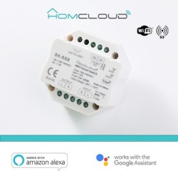 Modulo Smart Pulsante 220V AC 1CHx15A Wi-Fi+RF 24G