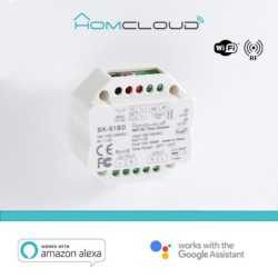 Modulo Smart Dimmer 220V AC Triac 1CHx15A Wi-Fi+RF 24G