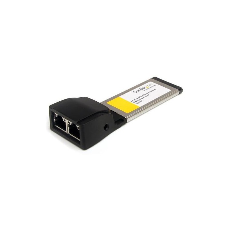 StarTech.com Scheda adattatore di rete NIC ExpressCard Dual Port Giga