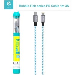 Cavo Bubble Tipo-C - Lightning 3A Per carica rapida PD Nero