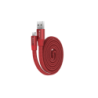 Cavo Piatto in corda Ring Y1 Micro-Usb 80cm Rosso