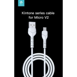 Kintone Cavo Micro Usb 5V 21A 1Mt Carica e dati Bianco