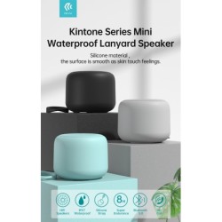 Altoparlante Bluetooth 50 5W in silicone Waterproof Grigio