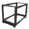 12U ADJUSTABLE DEPTH 4 POST SERVER RACK