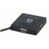 Manhattan 164818 hub di interfaccia USB 2.0 480 Mbit/s Nero (USB-A HU