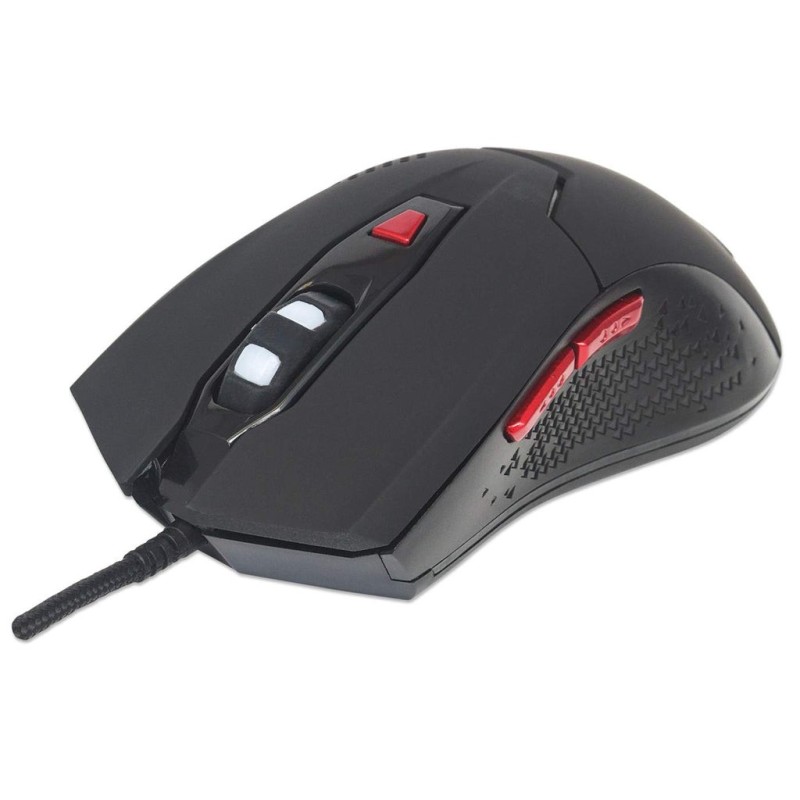 Manhattan 176071 mouse Giocare Ambidestro USB tipo A Ottico 2400 DPI 