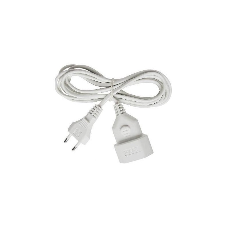 Power cable White 5 m