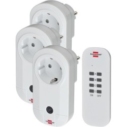 Brennenstuhl Comfort-Line Set di commutazione radio a 3 vie RC CE1 30