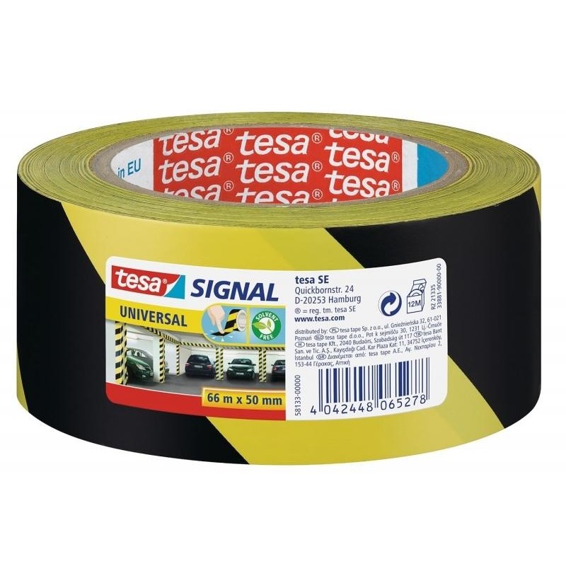 Tesa Signal Universal Sort Gul Markeringstape