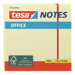 Tesa Office Notespapir Gul