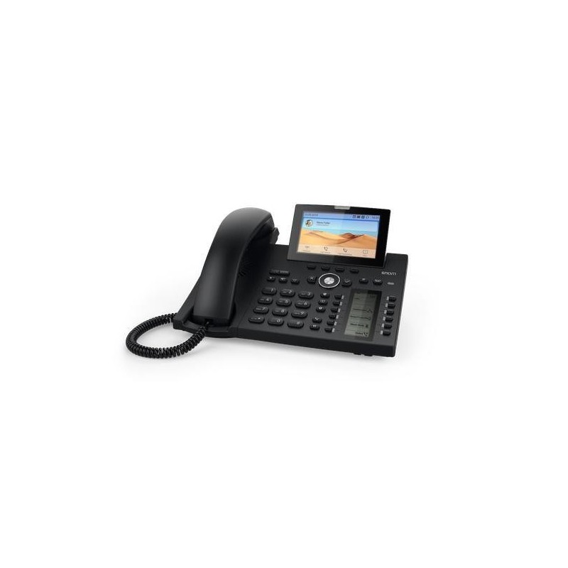 Snom D385 telefono IP Nero 12 linee TFT Snom D385 High-resolution co