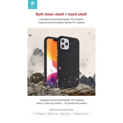 Cover alta protezione interno morbido per iPhone 12 Mini Ner