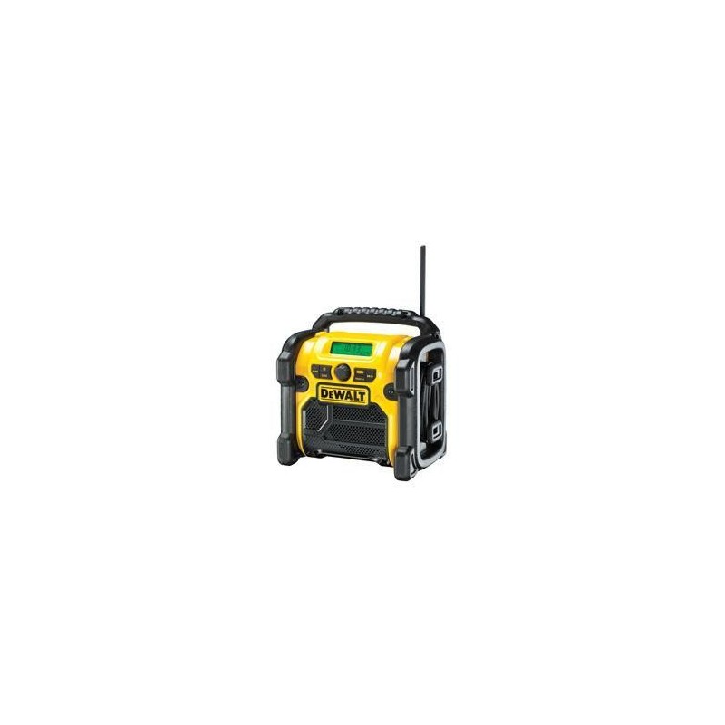 DeWALT DCR019-QW Jobsteds-radio Sort Gul