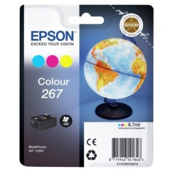 EPSON 267 CARTOUCHE DENCRE CYAN MAGENTA ET JAUNE CAPACIT&Atilde;&permil; STANDAR