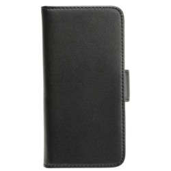 iPhone 5/5s Wallet blk Leth.