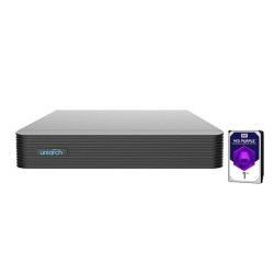 NVR Uniarch 4 Canali 8 Megapixel senza Poe1 HardDisk 1TB