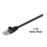 U/UTP CAT5e 2m Black 10 Pack