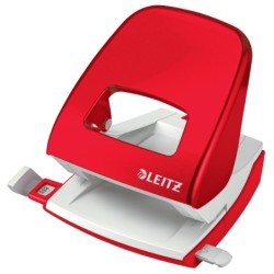 Leitz NeXXt WOW perforatore e accessori 30 fogli Rosso, Bianco