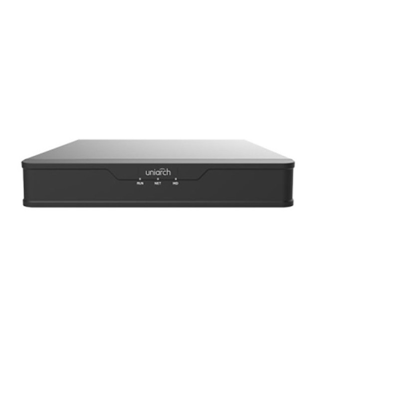 NVR Uniarch 8 Canali 8 Megapixel 8 Porte PoE 2 Slot SATA