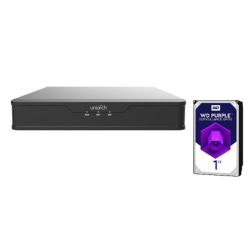 NVR Uniarch 16 Canali 8 Megapixel 16 PoE1HDD Serie S2