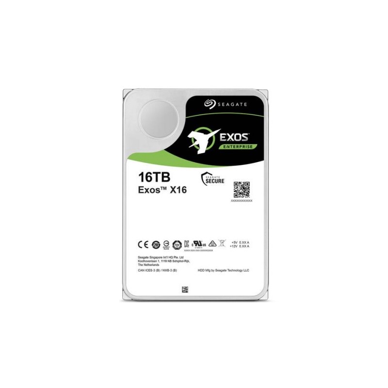 Seagate Exos X16 3.5&quot; 16 TB Serial ATA III