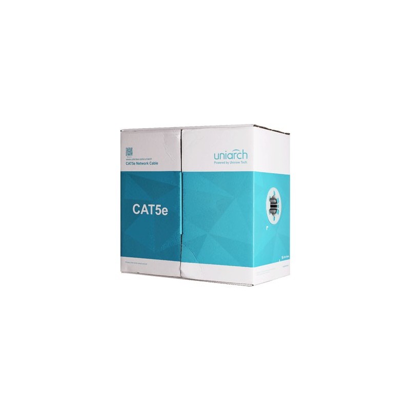 Cavo ethernet CAT5E UTP LSZH 8 fili 24AWG Rame 305metri