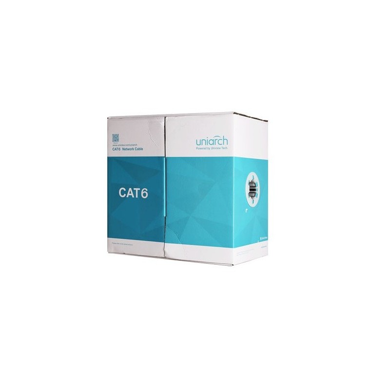 Cavo ethernet CAT6 UTP PVC 8 poliCCA Rame Allumin100metri