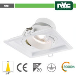 Incasso Multi lampada - 9w 1x9w 3000k 720lm 24Â°