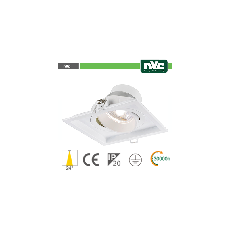 Incasso Multi lampada - 9w 1x9w 3000k 720lm 24Â°