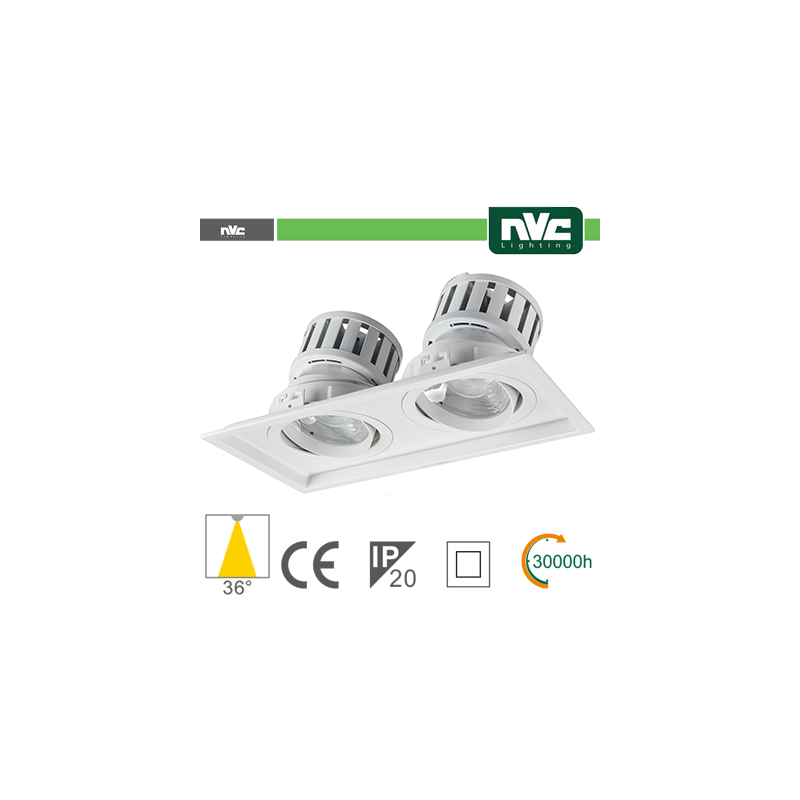 Incasso Multi lampada - 48w2x24w 3000k 4270lm 36Â° PF95