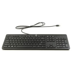 HP 803823-L31 tastiera USB QWERTY US International Nero