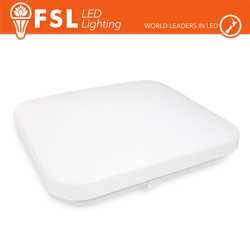 Plafoniera Quadrata LED IP20 25W 5700K 33x68cm